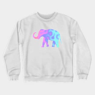 COLORFUL Jungle Elephant Crewneck Sweatshirt
